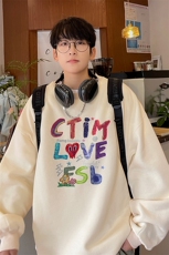 ！圆领卫衣男装港风长袖T恤男外套男WY249-特P23，男装T恤，电商B367