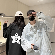 牛仔夹克男大码牛仔外套男茄克NJ77368-P60，男装夹克，电商A040
