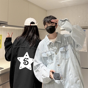 牛仔夹克男大码牛仔外套男茄克 NJ77368-P60图片