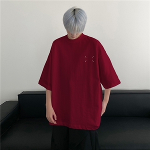 得物直播品质220克纯棉精梳印花T恤短袖dcm285-特批20控38图片