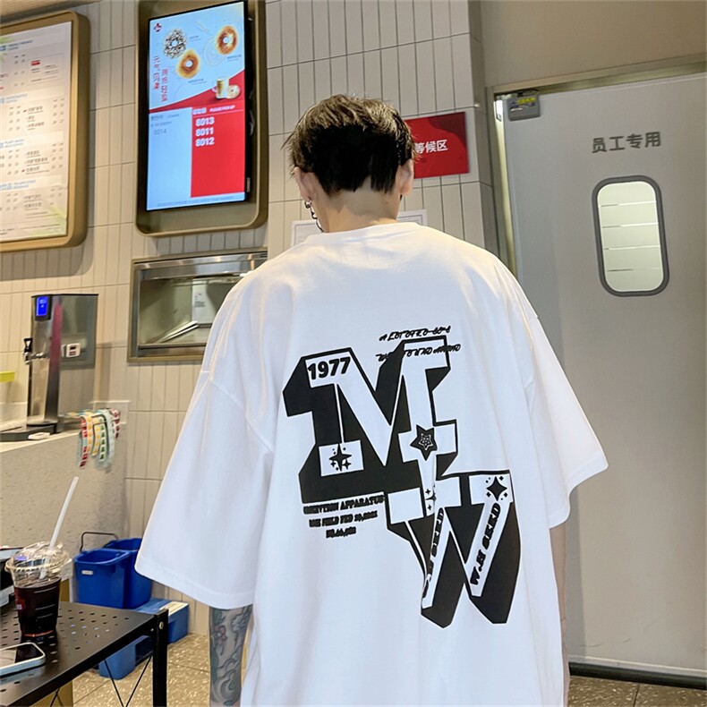230g纯棉发泡短袖t恤夏季男半袖男XT2322-P30控48可,男装T恤,电商B370