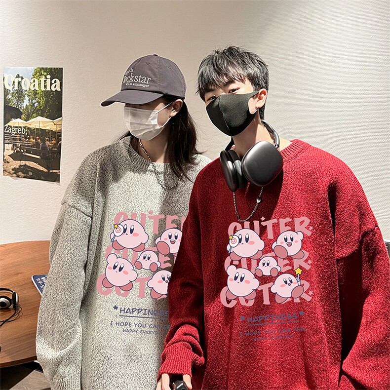加厚加绒毛衣男大码毛线衣男针织衫男线衫M19310-P45加绒款-P65,男装针织衫/毛衣,电商A040