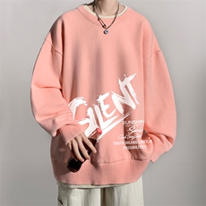 控78假两件毛衣男大码加绒针织衫男毛线衣M80343-P55加绒P70，男装针织衫/毛衣，电商A040