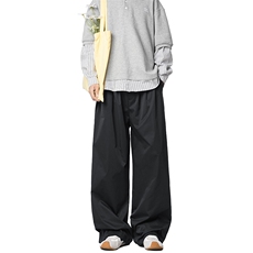 GENIOLAMODE美式潮牌宽松阔腿休闲裤男士秋季2025新款宽松青少年，男装休闲裤，电商A310