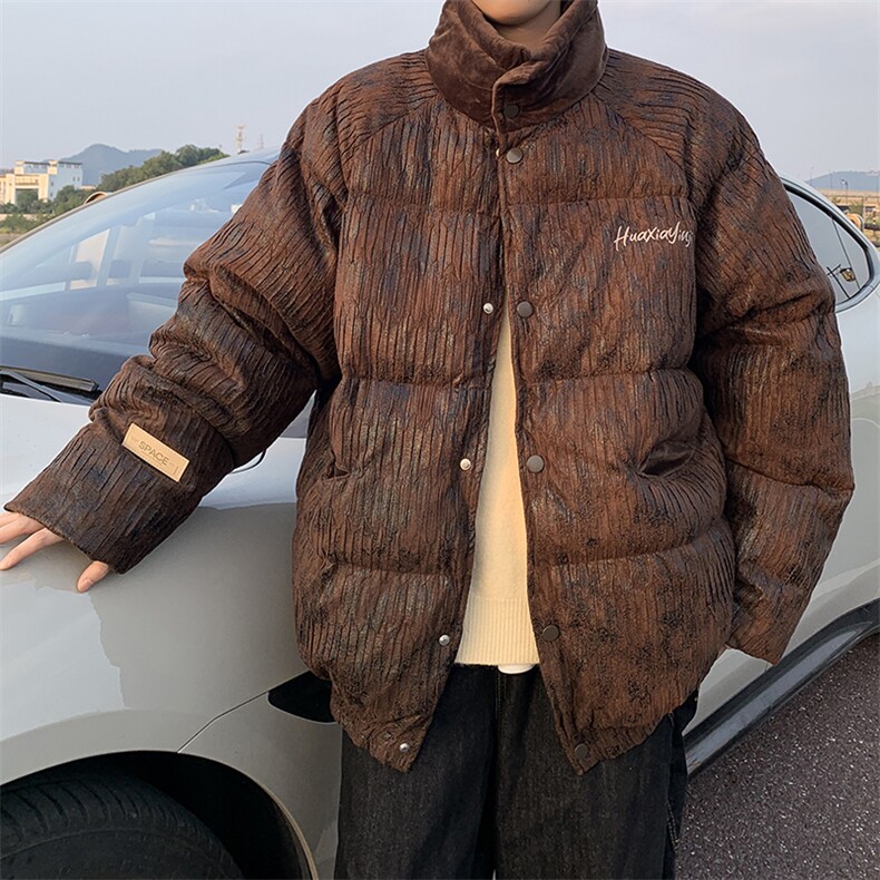 现货棉衣男士复古美拉德加厚棉衣棉服225-2-Y211-P155控198,男装棉衣,星座225-2