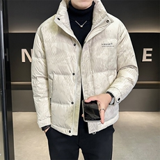 B3538663P185白色雪山印花2024年冬季男羽绒服男控卷后258，男装羽绒服，电商B353