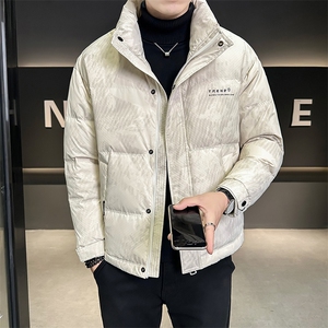B3538663P185白色雪山印花2024年冬季男羽绒服男控卷后258