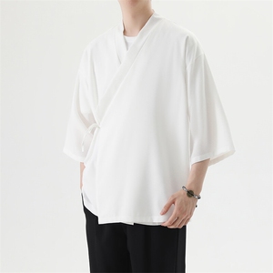 风夏季披风男女情侣宽松日系冰丝防晒服风衣xz815-001p25图片