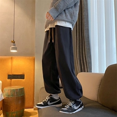休闲裤男韩版潮流痞子帅气2024春秋季新款ins宽松束脚裤K3134-P31，男装休闲裤，星座412