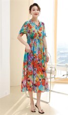 2022夏款连衣裙,女装连衣裙,韩琦薇