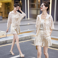 高端轻奢短裤套装女2025夏季新款时尚洋气年轻小个子十三行两件套,女装套装/套裙,橙子家,浙宝-杭派风 高端轻奢短裤套装女2025夏季新款时尚洋气年轻小个子十三行两件套,女装套装/套裙,橙子家,浙宝-杭派风