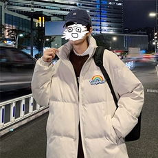 秋冬新款韩版加厚保暖立领宽松棉服外套男MY2052P115控135，男装棉衣，电商A268A