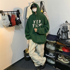 ！连帽圆领卫衣男装港风帽衫男LM146-P35，男装卫衣，电商B367