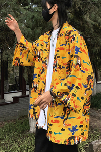 24夏季 大码新中式防晒服道袍男女开衫道袍披风汉服潮 F20/P40图片