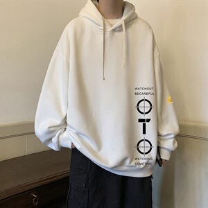 纯棉连帽卫衣男大码运动帽衫宽松薄WY2114-P35 加绒款-P40图片