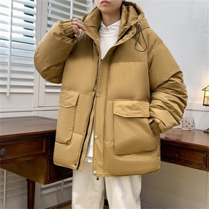 Y2368-P238 M-8XL新标90绒冬季新款大码宽松连帽羽绒服图片