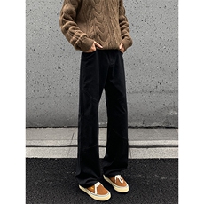 2025秋季新款外景美式纯棉微喇长裤M-5XLGK251034-特P35，男装休闲裤，电商A022