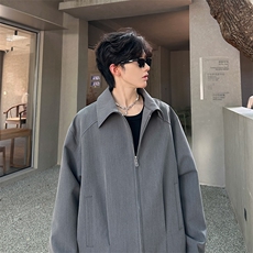 现货老钱风复古简约休闲外套男夹克A071-3326-P98，男装夹克，电商A071