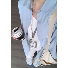 2025HC25509改长秋季女模大码纯色长袖衬衫M-5XHC25510-特P35，男装衬衫，电商A022