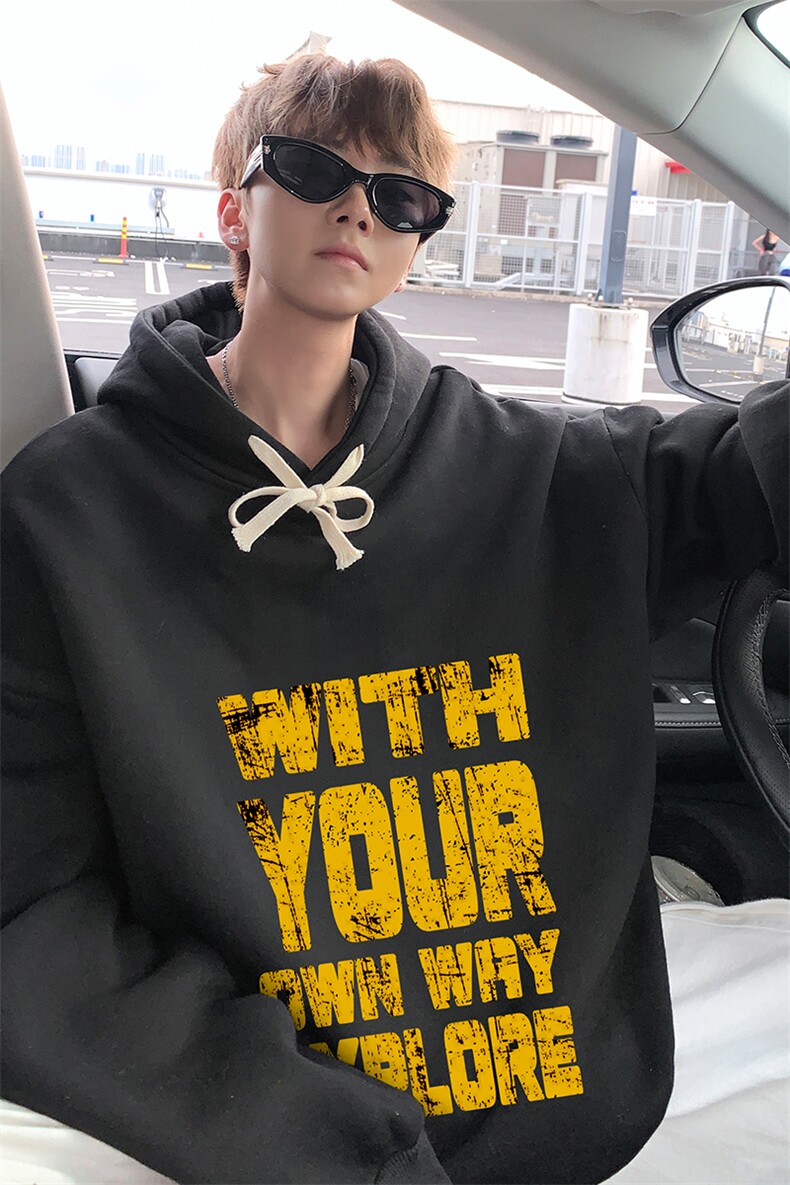 连帽卫衣男大码胖子帽衫大号运动服WY2446-P35,男装卫衣,电商A040