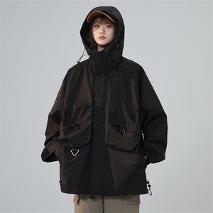 光板机现货夹克冲锋衣高街美式复古工装秋季登山服JK889-P78图片
