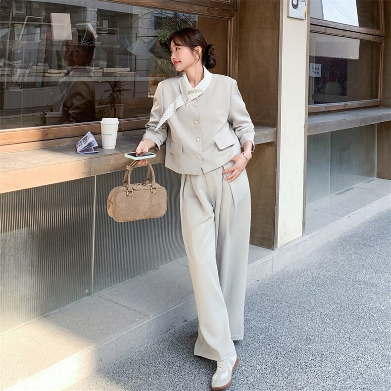 26春新款现-轻熟风韩系高级感西装两件套2621-P185K298,女装套装/套裙,2B190