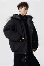 3000件现货可脱卸毛领S-5XL大码涤纶棉衣男MY77917P138控198，男装棉衣，星座226-2