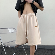 港风运动休闲裤美式沙滩裤高街五分裤宽松直通短裤DK102P28，男装休闲裤，星座1204-3