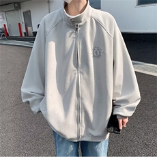 春季新款潮牌麂皮夹克宽松日系痞帅复古翻领夹克JW176，男装夹克，星座1116A-1（原606A）