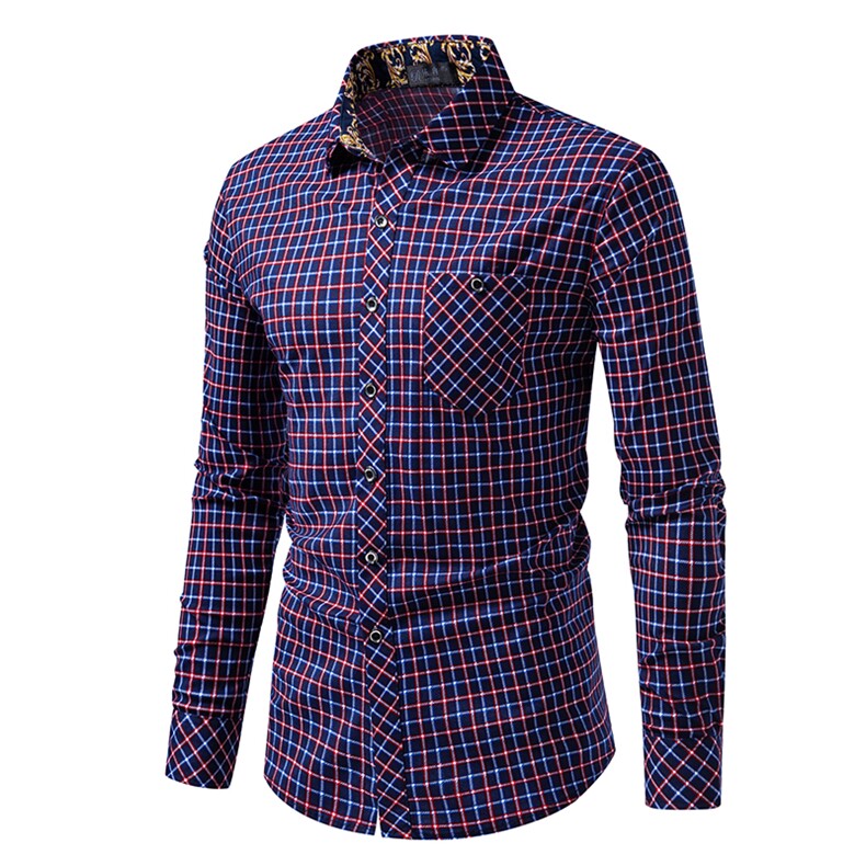 中年男士长袖衬衫男春装薄款爸爸装夏季中老年衬衣春秋款，男装衬衫，星座1706