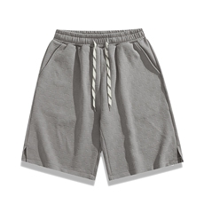 夏季短裤男宽松潮流日系白底百搭五分裤运动短裤DK0411-P45控68，男装休闲裤，星座717