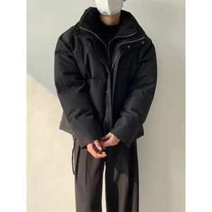 网络图现货！假两件立领棉衣设计感小众高级感棉服外套R8137-P105图片