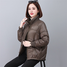 轻薄小个子短款羽绒棉服女2024新款冬季高端洋气时尚妈妈棉袄外套，女装羽绒服，婷思杰（原婷想服饰）