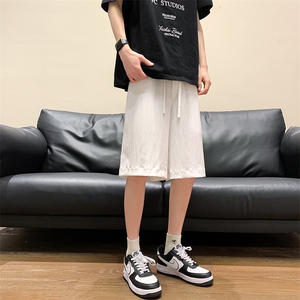 8XL-M 特大码冰丝透气垂感短裤男篮球运动五分裤DK1507P30控48图片