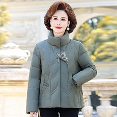 中老年轻薄羽绒服女士短款妈妈冬装新款老人奶奶太太洋气保暖外套，男装羽绒服，电商B212（原钱塘6029）