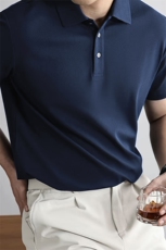 网图2026夏季新款polo衫宽松短袖T恤男DT6297-特P15建议零售价38，男装T恤，电商A001