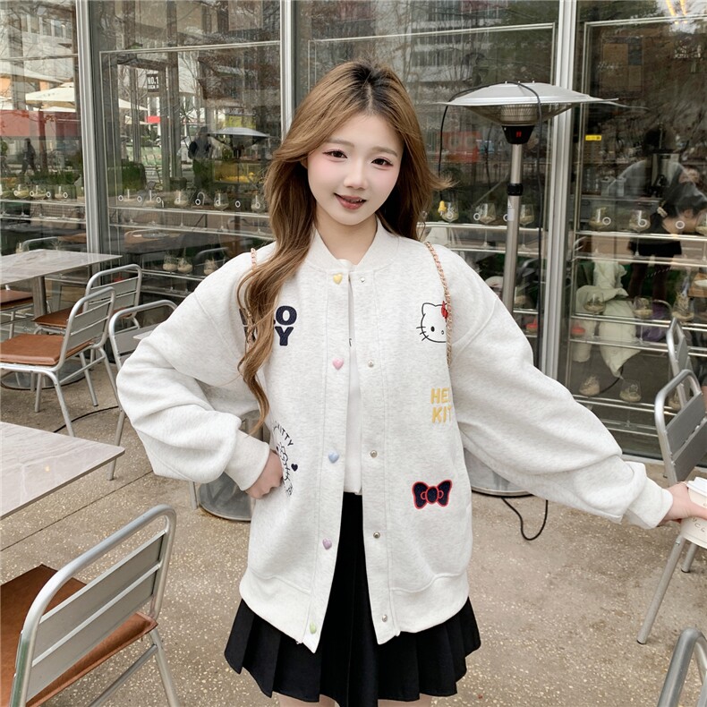 现货女春秋季新款棒球服外套2193-P145-K215,女装卫衣/绒衫,网红馆