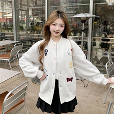 现货女春秋季新款棒球服外套2193-P145-K215，女装卫衣/绒衫，网红馆