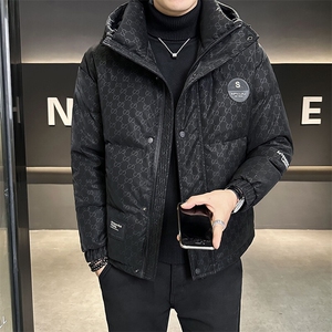 2024新款男士羽绒服高端帅气连帽羽绒外套B240-YR6826-P205图片