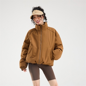 冬季美拉德立领棉服潮流百搭纯色棉衣撞色棉服外套HY8822-P75图片