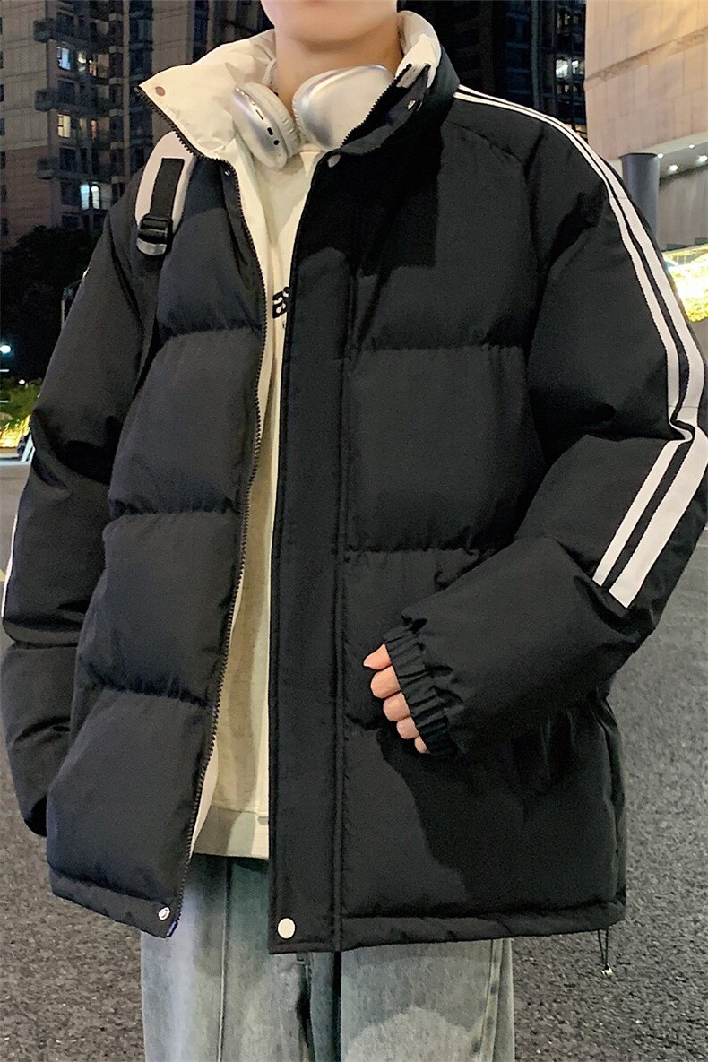秋冬季约会棉服情侣款潮流加厚外套男女MY4602-P75,男装棉衣,星座1204