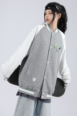 秋装新品潮韩版夹克棒球服男女中性风休闲胸针刺绣外套8013-P95，男装夹克，电商A441-1