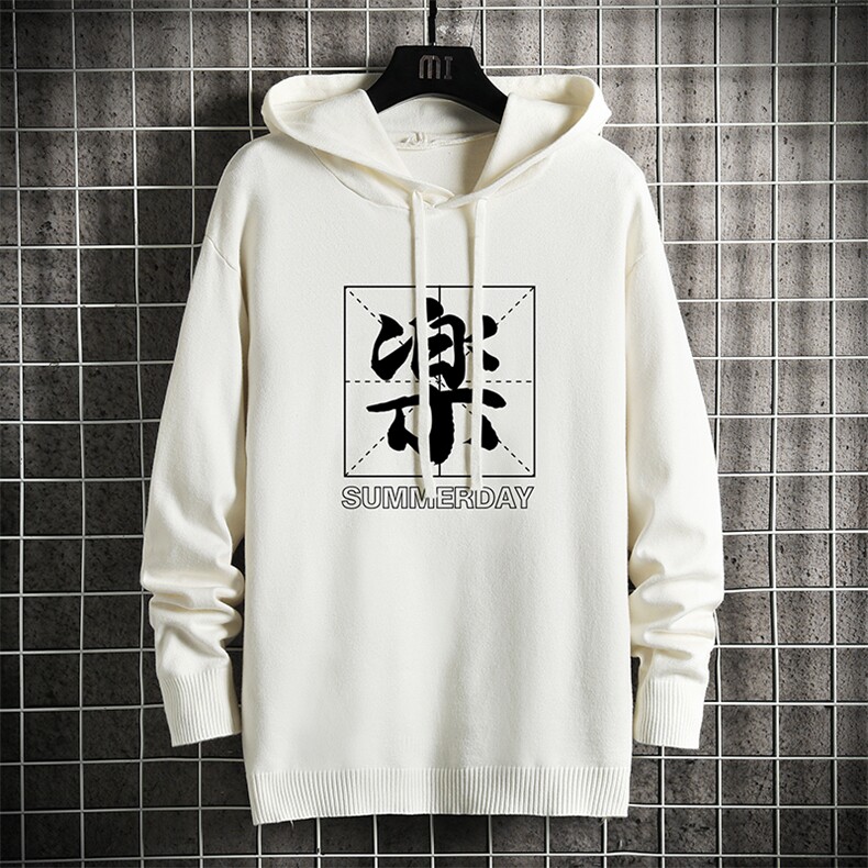 LM68197-P58加绒款-P68连帽毛衣男大码带帽针织衫男毛线衣网格,男装针织衫/毛衣,电商A040A