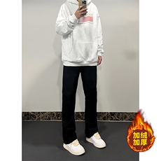 B221美式ins高街加绒加厚牛仔裤LK23010-P60控78加绒P70控98，男装牛仔裤，电商B221
