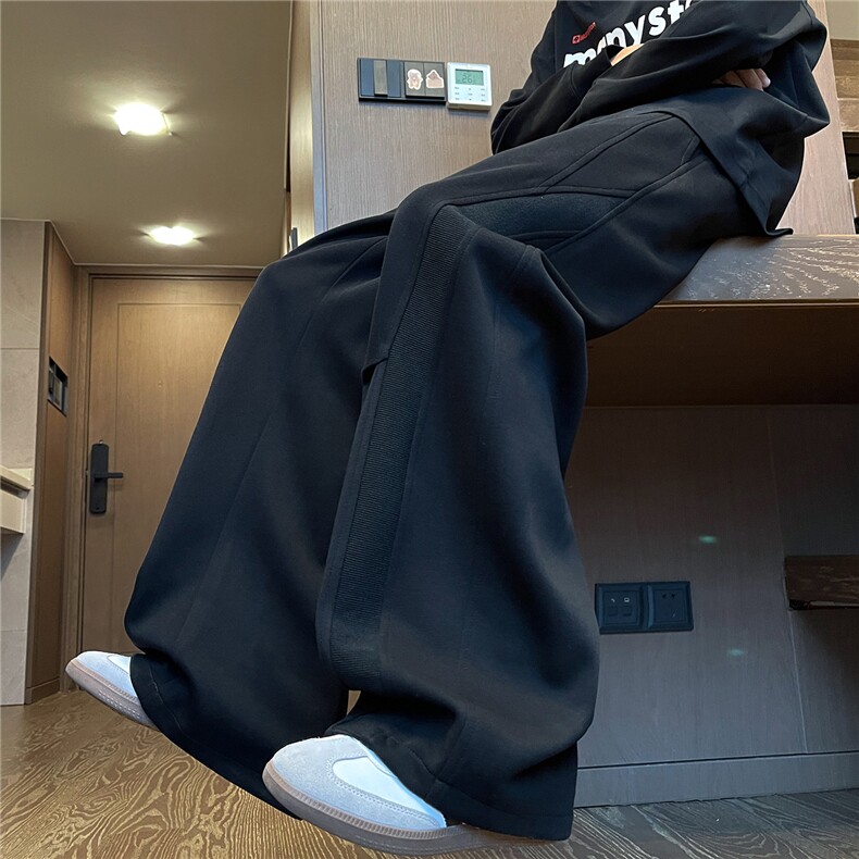 春季新款工装裤男宽松休闲直筒运动裤弯刀裤KZ635-P50,男装工装外套,星座308B-2