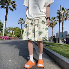 抖音品质夏季透气薄款冰丝舒适宽松沙滩裤B315-K24094-特p20控38，男装休闲裤，电商B315