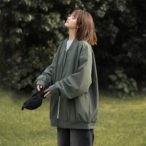 秋季新款中性风飞行员夹克男宽松二开棒球服DSA157B-JK7860-特P60图片