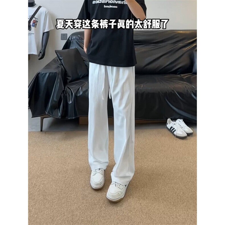 男款夏季薄款棉麻休闲长裤慵懒A061-AX01318-1-特P30-视频截图,男装休闲裤,电商A061