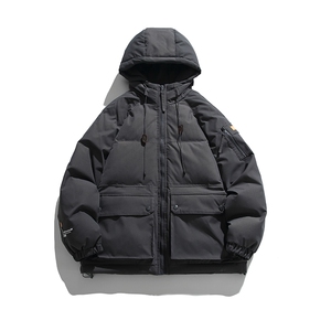 外27-2GANYOU日系工装拉链连帽加厚棉服MY05-P215图片