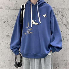 8XL连帽卫衣男大码胖子帽衫大号运动服WY2394-P35，男装卫衣，电商A040